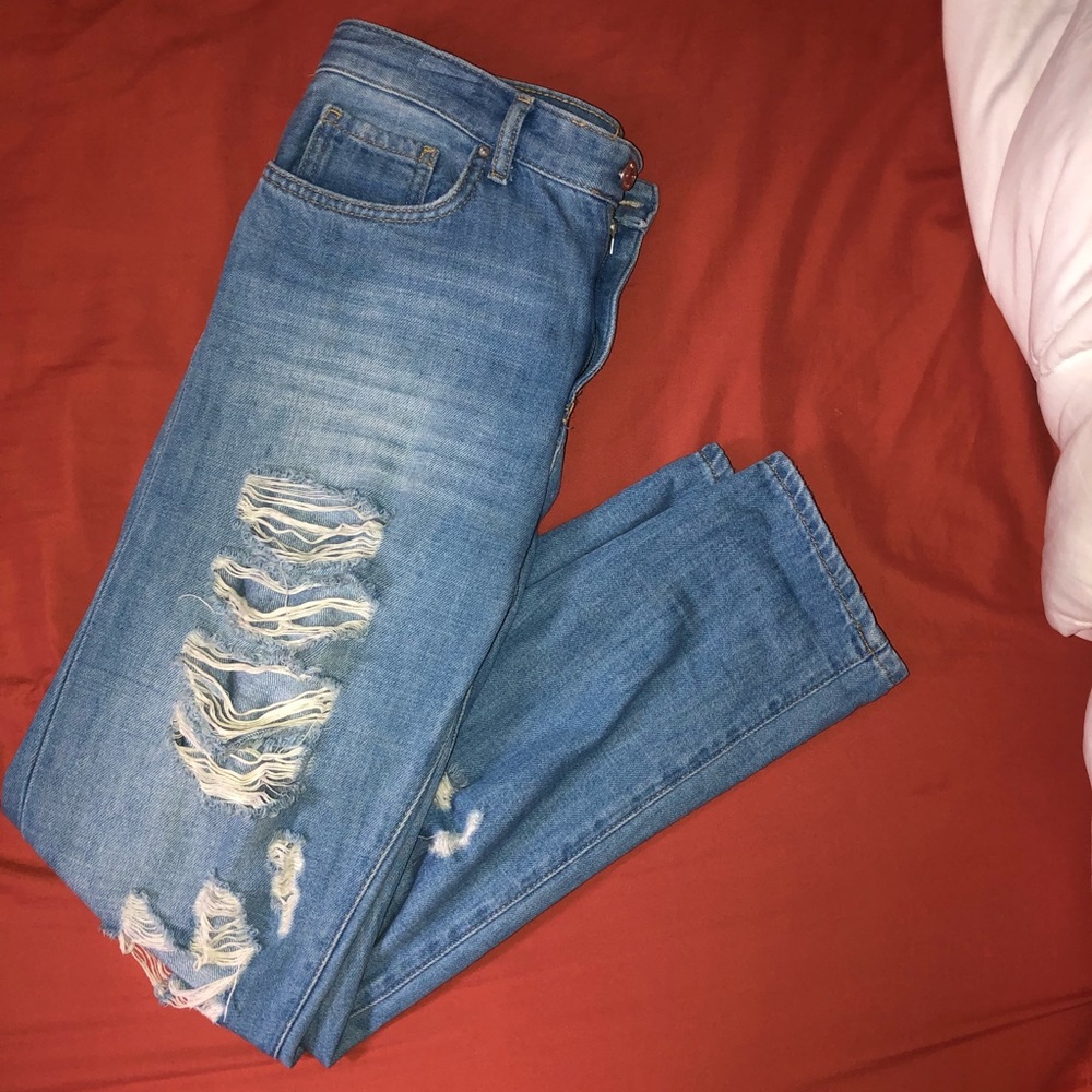 Forever 21 ripped jeans